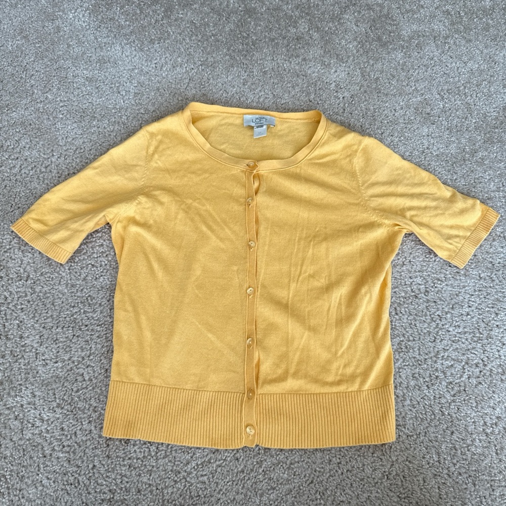 Ann Taylor LOFT Women’s Yellow Sweater